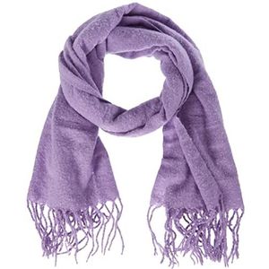 ONLY Dames Onllima Long Frill Scarf Cc sjaal (verpakking van 100), viool, One Size