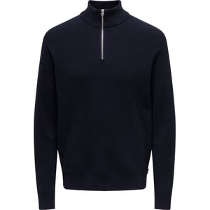 Only & Sons Onsphil Reg 12 Struc Half Zip Knit Noos Heren Trui