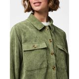 Blouse - Effen - Corduroy - Lange Mouw - Losse Pasvorm