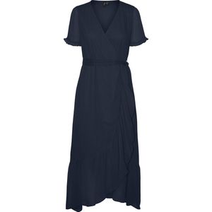 Vero Moda - VMTUA S/S 7/8 WRAP DRESS - Lange Wikkeljurk - Recycled Polyester