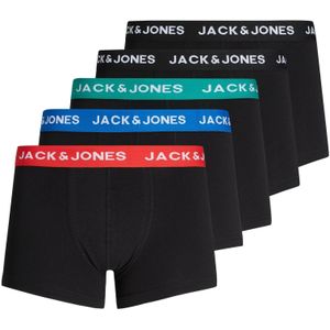 Jack and Jones - 5-Pack - Boxershorts - Zwart - Katoen