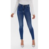 Skinny Fit Jeans - Stonewash - Stretchy Stof - High Rise