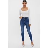 Skinny Fit Jeans - Stonewash - Stretchy Stof - High Rise