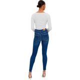 Skinny Fit Jeans - Stonewash - Stretchy Stof - High Rise