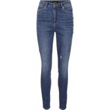 Skinny Fit Jeans - Stonewash - Stretchy Stof - High Rise