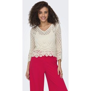 JDY - JDYNEW SUN - Gebreide Top - Dames - 3/4 Mouwen - V-Hals