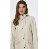 Only - Halflange Damesjas - Silver Lining - Regular Fit - Met Knoop- en Ritssluiting