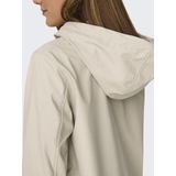 Only - Halflange Damesjas - Silver Lining - Regular Fit - Met Knoop- en Ritssluiting