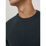 JACK & JONES - Pullover - Groen - Lambswool Knit Crew Neck Slim Fit