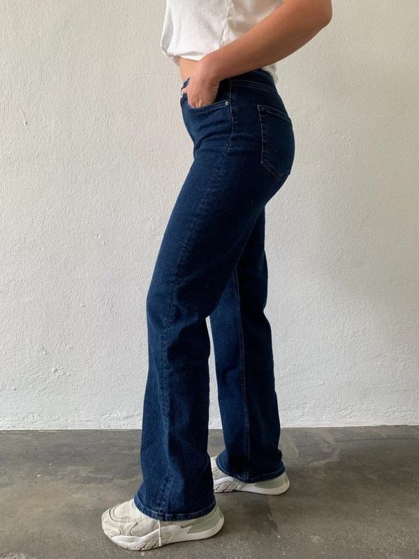 Pieces Holly Hoogzittende Jeans