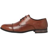 Jack & Jones JFWRAYMOND lederen halfhoge schoenen voor heren, cognac, 40 EU