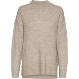 Vero Moda - Lefile - Gebreide Trui - Groen - 70% Acryl, 27% Nylon, 3% Elastaan
