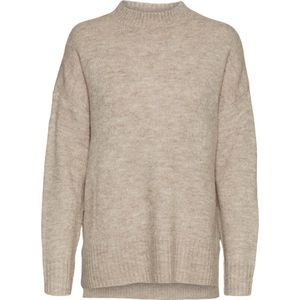 Vero Moda - Lefile - Gebreide Trui - Groen - 70% Acryl, 27% Nylon, 3% Elastaan
