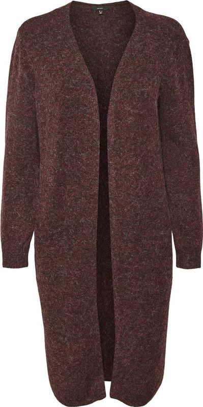 VERO MODA Gebreid vest 'Doffy'  bordeaux
