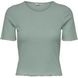 Only Shirt - Korte Mouwen - Ronde Hals - Jadeite