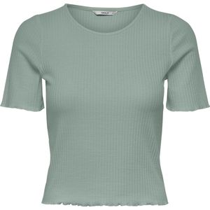 Only Shirt - Korte Mouwen - Ronde Hals - Jadeite