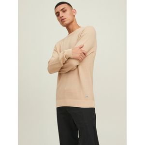 Jack & Jones - Gebreide Trui - Zandkleur - Katoen