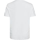 JACK & JONES - JJECORP - T-shirt - Wit - Grote Maat - Korte Mouw