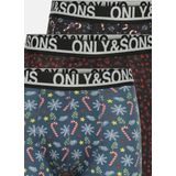 ONLY & SONS Boxershort ONSFITZ (set van 3)