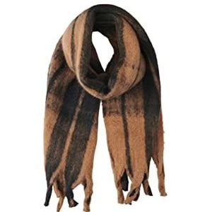 Pieces PCNETRA LONG SCARF - Toasted Coconut Light Brown