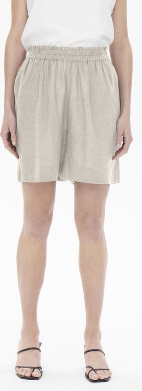 Korte Broek - Hoge Taille - Zacht - 55% Linnen 45% Katoen