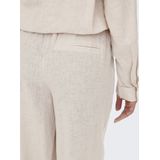 Onlbruxelles - Broeken - Zwart - High Waist - Elastische Tailleband - Straight Fit