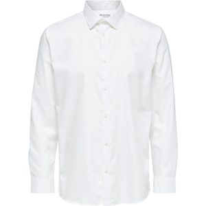 Selected Homme - SLHREGETHAN - Overhemd - Wit - Regular Fit
