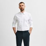 SELECTED HOMME SLHREGETHAN SHIRT LS CLASSIC NOOS - Overhemd - Bright White - 100% Katoen
