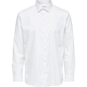 Selected Homme - SLHREGETHAN - Overhemd - Wit - Regular Fit