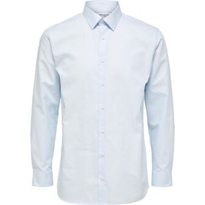 Selected - Heren Overhemden Ethan Classic Overhemd Lichtblauw - Blauw - Maat L