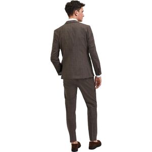 Blazer - Slim Fit - Blauw - Super-Stretch - Gerecycled Polyester