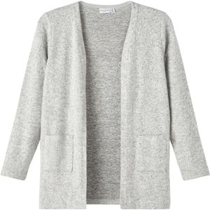 Vesten - Grey Melange - Tricot - V-hals Lange Mouwen