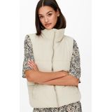 Jdy - Newerica Short Vest - Cropped Gevoerd - Hoge Opstaande Kraag - 100% Polyester