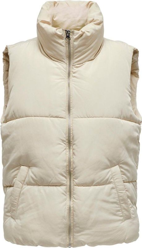 Puffer Gilet - Hoge Hals - Mouwloos - Ritssluiting - Polyester Voering