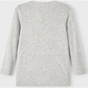 Name It Vest Nkfvicti Ls Knit Card Noos 13205976 Grey Melange Dames