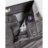 Jeans - Effen - Denim - Heavy Washed - Skinny Pasvorm - Mid Waist