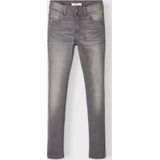 Jeans - Effen - Denim - Heavy Washed - Skinny Pasvorm - Mid Waist