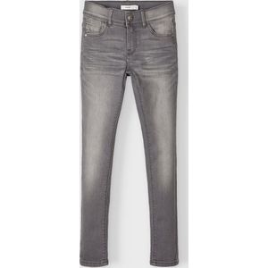 Jeans - Effen - Denim - Heavy Washed - Skinny Pasvorm - Mid Waist