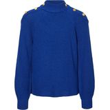 Vmholly - Gebreide Pullover - Hoge Hals - Junior - Lange Mouwen - Ballonmouwen