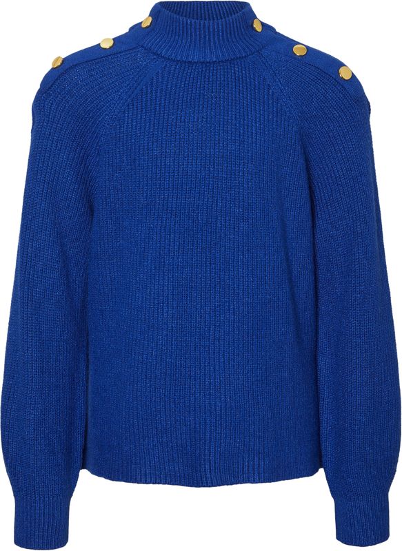 Vmholly - Gebreide Pullover - Hoge Hals - Junior - Lange Mouwen - Ballonmouwen