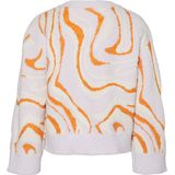VERO MODA - Gebreide Pullover - Zwart - O-hals - Lange Mouwen