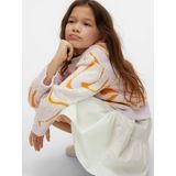 VERO MODA - Gebreide Pullover - Zwart - O-hals - Lange Mouwen