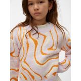 VERO MODA - Gebreide Pullover - Zwart - O-hals - Lange Mouwen