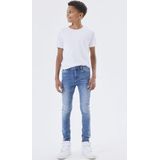 Name It - Pete Skinny Fit - Spijkerbroek - Blauw - Denim - Verstelbare Taille