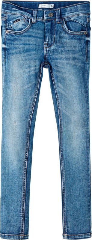 Name It - Pete Skinny Fit - Spijkerbroek - Blauw - Denim - Verstelbare Taille