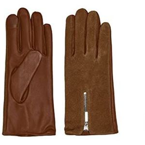 ONLY ONLELINOR Leather Handschoenen Acc Handschoenen, Cognac, One Size, cognac, One Size (Fabrikant maat:ONESIZE)