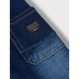 NAME IT - Round-fit Jeans - Indigo - Katoen - Verstelbare Taille