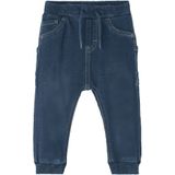 NAME IT - Round-fit Jeans - Indigo - Katoen - Verstelbare Taille