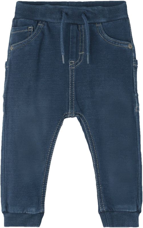 NAME IT - Round-fit Jeans - Indigo - Katoen - Verstelbare Taille