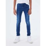 Name It - Theo Slim Spijkerbroek - Blauw - Power Stretch - X-slim Fit